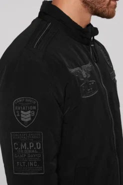 Herren CAMP DAVID & SOCCX Wattierter Fliegerblouson mit Patches