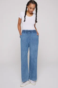 Damen CAMP DAVID & SOCCX Wide Leg Jeans authentic blue