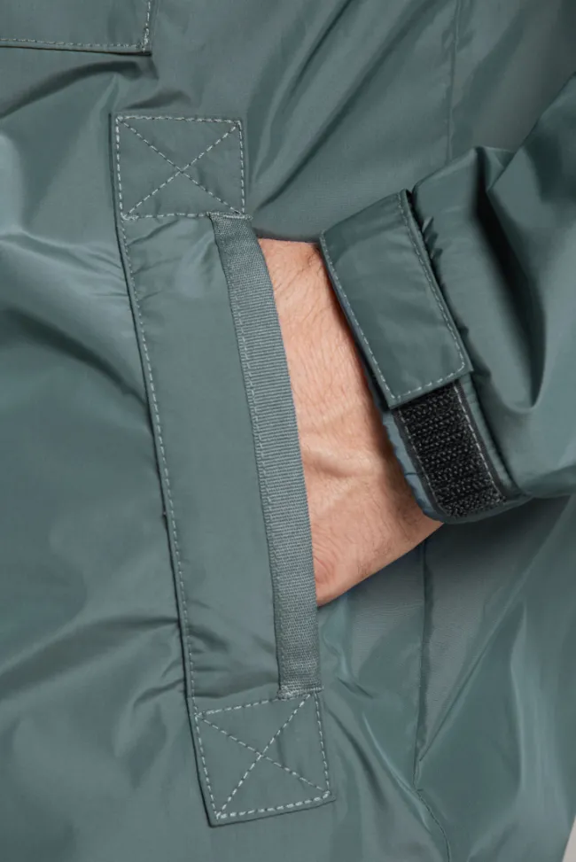 Herren CAMP DAVID & SOCCX Windbreaker-Jacke mit Kapuze und Rückenprint