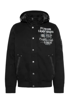 Herren CAMP DAVID & SOCCX Winterblouson mit abtrennbarer Kapuze und Artworks