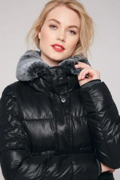Damen CAMP DAVID & SOCCX Winterjacke mit hohem Kragen und Steppmuster