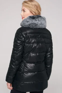 Damen CAMP DAVID & SOCCX Winterjacke mit hohem Kragen und Steppmuster