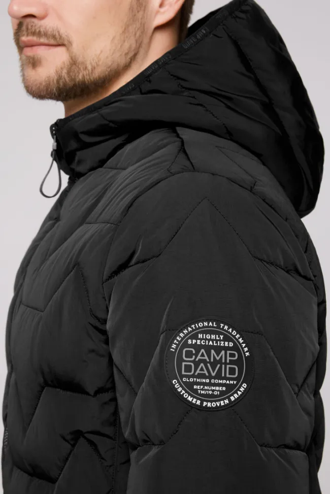 Herren CAMP DAVID & SOCCX Winterjacke mit Stepp-Design